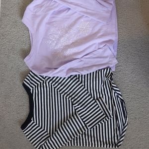 2 long sleeve Cat & Jack shirts